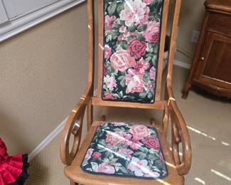 Upholstered rocker
