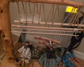 Family weaving together