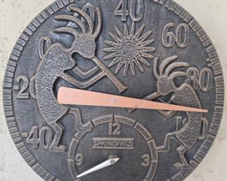 Metal clock
