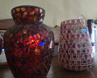 Mercari, & red vase