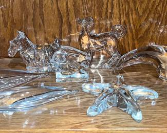 Baccarat Crystal animals