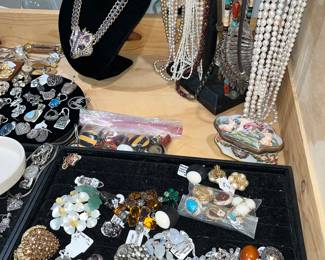 Vintage high end designer clip on earrings