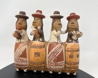 “The Gossipers” Hand Crafted Whistle Musical Instrument -Peruvian