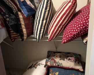 Nice selection of accent pillows