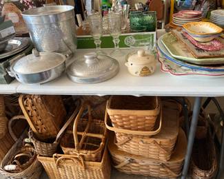 Baskets, Armetale, nice dishes and kitchenware