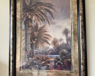 #50 - $ 70 each - James Lee Tropical plants 35x46 - 2 available