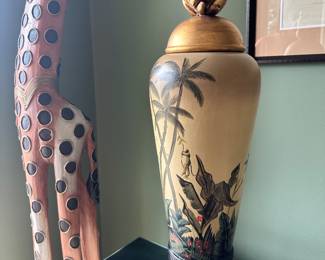 #21 - $36 - Monkey urn 8w x 25h