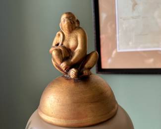 #21 - $36 - Monkey urn 8w x 25h