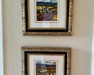 #10 - $150 for set - Slava Brodinski -Ashley's gateway set of 2 -21x21