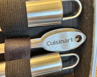 #118 - $ - Cuisinart grill set in case 19 pieces including case