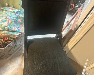 #115 - $120 - 2- black chairs