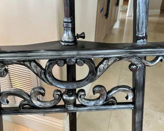 #29- $68 - Black/grey wood easel 27Wx64H