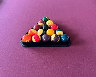 #14A - $1,200 - Brunswick pool table Serial #1223 made in Italy 50 1/2"x94 1/2""