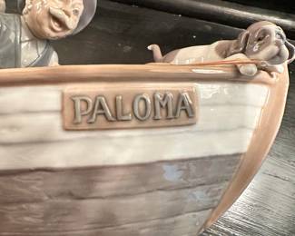60 - $225 - Lladro "Fishing with Gramps" #5215 - 16x6x8