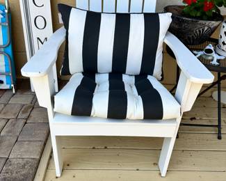 #94 - $150 - Adirondack chairs set of 2 with cushions