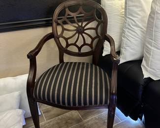 #69 - $60 - Web back black chair