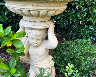#53 - $225 - Fountain cement angel 21x38