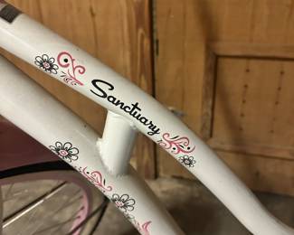 #121 - $100 - Ladies Schwinn beach cruisers pink and white