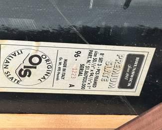 #14A - $1,200 - Brunswick pool table Serial #1223 made in Italy 50 1/2"x94 1/2"