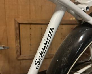 #120 - $ 100- Men's Schwinn beach cruisers white