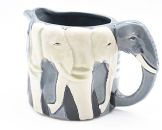 Tom Taylor elephant pour cup mug with handle