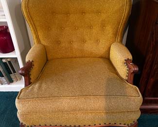 1950s armchair. Excellent condition for its age. Pet free smoke free. Set of two $100. final price.