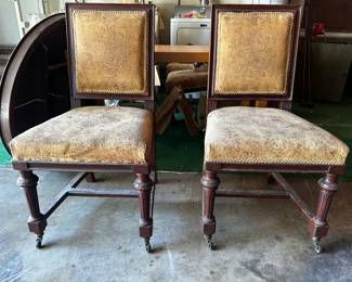 Gillow & Co Lancaster: Set of 6 antique chairs $300