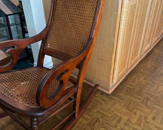 Antique Lincoln style rocking chair $50