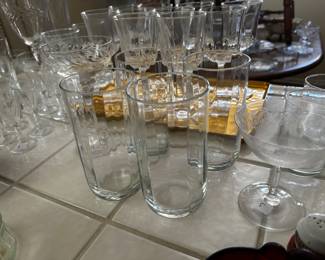 All glassware $1 each
