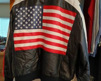 Wilson leather USA jacket 