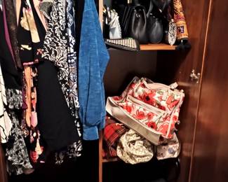 Ladies clothes, designer bags 