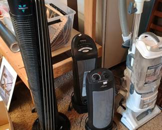 Vacuum, assorted heaters 