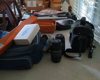 Camera and equipment 