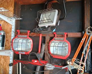 Work lights.