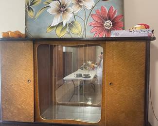 Large mid century cabinet $550