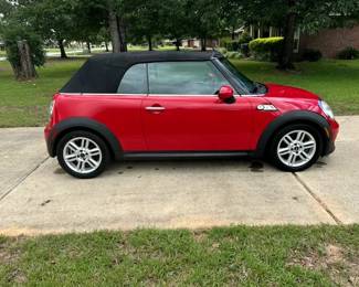 2012 Mini Cooper -2012 Mini Convertible
Style: Cooper S Convertible 2D –
Red with black leather interior – 153,000 miles.
Very good condition. tires look good. Garage kept.
Silents sealed bids until Monday July 21th noon.
Bids start at $4,200
As is Where is – Please inspect.
VIN – WMWZP3C59CT250459
Clean title – No smoke, no pet.
Vehicle available for viewing during the estate sale
Wallace Lake Road, In Pace FL 32571
Estate Sale hours
Frid & Sat July 18th & 19th - 9:00am to 3:00pm
Bids close on Monday July 21th 2025
Submit your silent bid at 850-748-4347 or thepriceisrightestatesales@gmail.com