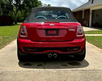 2012 Mini Cooper -2012 Mini Convertible
Style: Cooper S Convertible 2D –
Red with black leather interior – 153,000 miles.
Very good condition. tires look good. Garage kept.
Silents sealed bids until Monday July 21th noon.
Bids start at $4,200
As is Where is – Please inspect.
VIN – WMWZP3C59CT250459
Clean title – No smoke, no pet.
Vehicle available for viewing during the estate sale
Wallace Lake Road, In Pace FL 32571
Estate Sale hours
Frid & Sat July 18th & 19th - 9:00am to 3:00pm
Bids close on Monday July 21th 2025
Submit your silent bid at 850-748-4347 or thepriceisrightestatesales@gmail.com