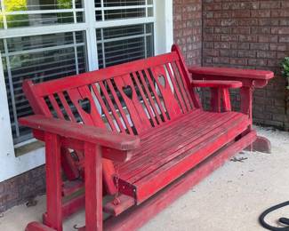 Glider bench $200