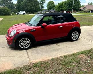 2012 Mini Cooper -2012 Mini Convertible
Style: Cooper S Convertible 2D –
Red with black leather interior – 153,000 miles.
Very good condition. tires look good. Garage kept.
Silents sealed bids until Monday July 21th noon.
Bids start at $4,200
As is Where is – Please inspect.
VIN – WMWZP3C59CT250459
Clean title – No smoke, no pet.
Vehicle available for viewing during the estate sale
Wallace Lake Road, In Pace FL 32571
Estate Sale hours
Frid & Sat July 18th & 19th - 9:00am to 3:00pm
Bids close on Monday July 21th 2025
Submit your silent bid at 850-748-4347 or thepriceisrightestatesales@gmail.com