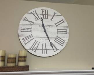 Wall clock $60