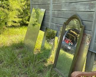 We have gorgeous mirrors inside, and lots of project mirrors outside