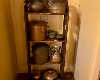 Copper kitchen ware