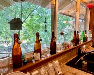 Our window of glass treasures