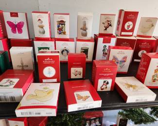 Hallmark ornament collection- lots more than pictured here!