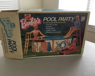 1970s Barbie’s Pool Party, complete with all parts