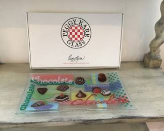 Peggy Karr chocolate tray
