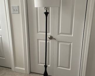 Black floor lamp