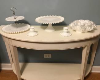 Vintage milk glass