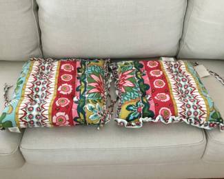Pair of new Anthropologie seat cushions