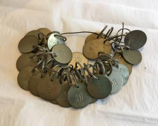 Vintage metal tags